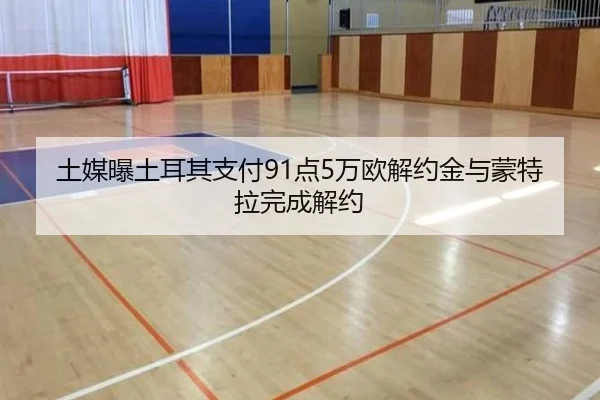 土媒曝土耳其支付91点5万欧解约金与蒙特拉完成解约（kaiyun）
